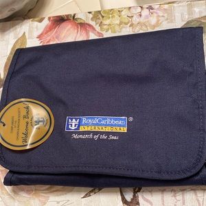 New Royal Caribbean Monarch of the Seas hanging toiletry bag folded
